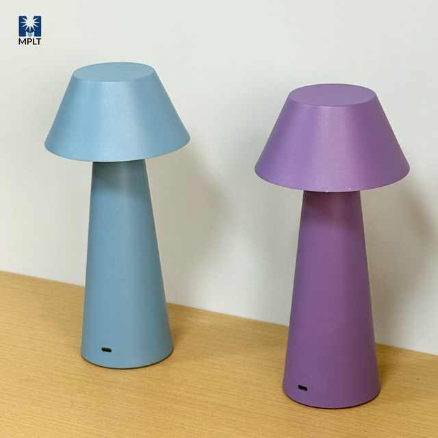 Wireless Cordless Rechargeable Aluminum Led Table Lamps Touch Control IP44 Waterproof 2000mAh Battery Portable Luxury Modern