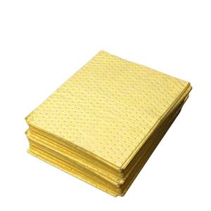 Tampons absorbants <span class=keywords><strong>Hazmat</strong></span> de couleur jaune 100% PP pour laboratoire - Product Image 5