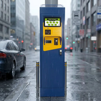 Horodateur Électrique COMA CM902 – Systèmes de Billetterie de Stationnement Urbain – Équipement d'Infrastructure Urbaine Intelligente – Acier A3 – 110V/220V