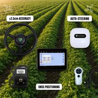 Système de direction automatique Wisdom Beidou RTK GNSS pour tracteur, guidage GPS, précision de 2,5 cm, écran tactile de 10,1 pouces, modèle AS301