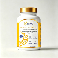 Huile de poisson oméga 3 naturelle de haute qualité personnalisée, meilleur prix, halal, gélules molles, santé de la peau et du système immunitaire, complément raffiné
