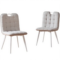 Fauteuil de salle à manger en velours de qualité supérieure - Revêtement de style européen, pieds robustes, vente en gros pour le marché européen