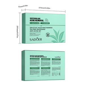 Ensemble de soins de la peau SADOER à l'acide salicylique et à la niacinamide, marque privée, éclaircissant, anti-acné, élimination des taches, crème hydratante - Product Image 6