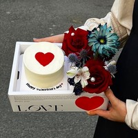 Boîte Pliante Transparente pour Gâteau et Fleurs, Cadeau de Mariage, Faveur d'Anniversaire