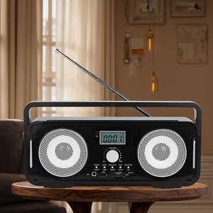 Rechargeable Factory Portable <b>Digital</b> Display BT TF Card Radio with <b>Clock</b> Function Built-in Battery Dual Speaker Multifunctional - Product Image 6