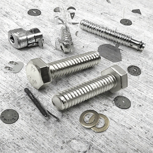 Acier résistant aux intempéries de type 3, finition zinguée M60, boulons hexagonaux lourds de 16 mm et écrous hexagonaux - Product Image 3