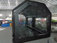Tente gonflable de peinture de voiture en PVC de qualité supérieure, tente de pulvérisation gonflable, tente de lavage de voiture gonflable