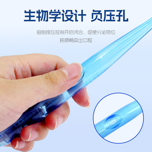 Irrigateur buccal jetable avec tête de brosse en silicone, pression négative pour patients alités, outil de nettoyage buccal de type B - Product Image 3