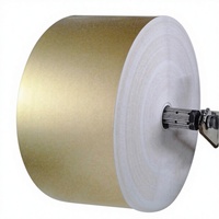 Papier à rouler de haute qualité en or et argent de 114 mm