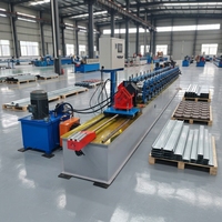 Machine de profilage de profilés en acier pour cloisons sèches et de canaux en C, contrôlée par PLC, avec moteur, pour la construction