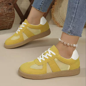 Baskets décontractées pour femmes, style basket-ball allemand, à semelle épaisse, collection automne 2025 - Product Image 1