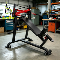 Presse à pectoraux inclinée série M CYB pour la partie supérieure du torse, les épaules et les triceps, usage commercial, robuste, à charge de plaques, couleur personnalisable