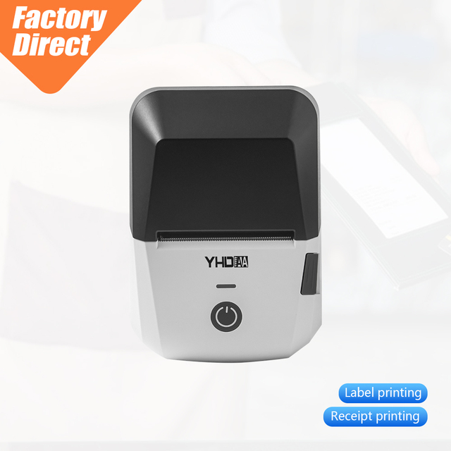 Mini Portable Ticket Printer USB BT 58mm Thermal Label & Receipt Printer, Ideal for Printing Taxi Bill, Express Delivery Invoice