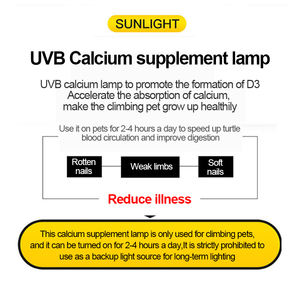 <span class=keywords><strong>Lampe</strong></span> LED solaire à lumière de tortue de Reptile personnalisée avec <span class=keywords><strong>support</strong></span> d'étagère élastique adapté aux Reptiles <span class=keywords><strong>support</strong></span> de <span class=keywords><strong>lampe</strong></span> solaire à LED UVA <span class=keywords><strong>UVB</strong></span> - Product Image 5