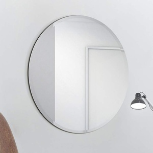 Miroir de salle de bain rond sans cadre à fixation murale, fabriqué en Chine : miroir en aluminium et plaque de miroir - Product Image 1