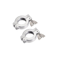 KF16 KF25 KF40 KF50 Colliers de serrage pour tuyaux à vide en aluminium à écrou à oreilles articulé à dégagement rapide