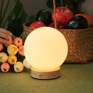 Factory Direct Wholesale Support Custom LED 2000mAh Wood Rechargeable <strong>Battery</strong> <strong>Operated</strong> <strong>Table</strong> <strong>Lamps</strong> Luxury Light for Home - Product Image 3
