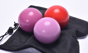 높은 탄성 편안한 터치 필라테스 액세서리 소프트 가중 PVC 소재 피트니스 볼 - Product Image 4