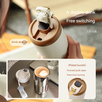 Bouteille d'eau isotherme en acier inoxydable avec affichage LED de la température, tasse à café, garde au froid et au chaud, mug thermique, gourde de voyage sous vide
