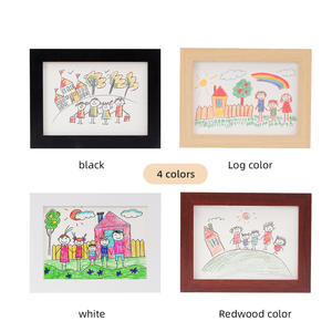 กรอบรูปศิลปะสำหรับ<span class=keywords><strong>เด็ก</strong></span>ทำจากไม้สามารถถอดออกได้ทำจากไม้แท้พร้อมรูป<span class=keywords><strong>ภาพ</strong></span>ทำจากแก้วของขวัญทำจากไม้กรอบไม้สำหรับภาพ<span class=keywords><strong>วาด</strong></span> - Product Image 3