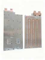 Plaques de refroidissement liquide en aluminium-cuivre, plaques froides personnalisées en cuivre et aluminium, échangeur de chaleur en cuivre