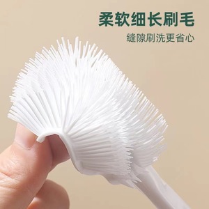 Cepillo multifuncional para tazas 5 en 1, herramienta de limpieza de botellas con mango largo y cerdas de nailon para tazas, hervidores y biberones - Product Image 2