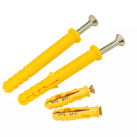 Ancres en plastique d'expansion, fixation de cadre en nylon, vis d'ancrage murale, vis d'ancrage en nylon
