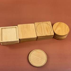 <span class=keywords><strong>Sous</strong></span>-verre rond classique <span class=keywords><strong>en</strong></span> bambou et support pour boissons avec dos <span class=keywords><strong>en</strong></span> liège, finition vernie, épaisseur personnalisable, design rustique écologique - Product Image 3