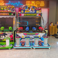 Machine de jeu d'arcade de tir de balles pour 4 joueurs, modèle Metal Mech Dino, à monnayeur, équipement de divertissement commercial pour enfants, direct usine