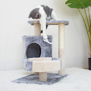 Árbol para gatos, nido para gatos, plataforma de salto integrada, rascador para gatos - Product Image 5