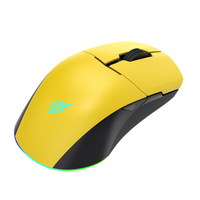 Aflion-ratón rgb superligero para videojuegos, periférico con 8 Botones programable y 7 DPI ajustables para gaming y oficina, venta al por mayor