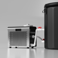 Ambohr Nouvelle arrivée 1/3 Hp Mini Lite Petit bain de glace portable Refroidisseur d'eau Baignoire de glace pour la récupération de la thérapie sportive en plongée froide