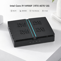 Dört Ekranlı Oyun Bilgisayarı Mini PC Intel I3-13400F/I7-14700F/I9-14900F RTX 4070 12G DDR5 24 Çekirdekli Yüksek Performanslı Kompakt Bilgisayar