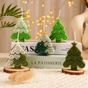 Bougies en cire de soja, accessoires d'ambiance festive, accessoires photo, décoration intérieure, cadeau de Noël, ornements, aromathérapie, Chine - Product Image 1