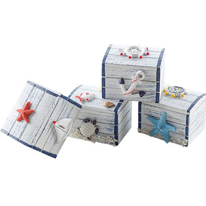 Caja de Joyería de Madera Estilo Mediterráneo, Rectangular, MDF, Diseño Clásico, Caja Decorativa para Almacenamiento en el Dormitorio - Product Image 4