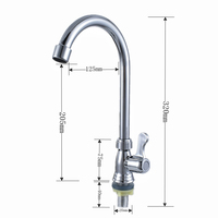 Robinet de cuisine à bec extractible en acier inoxydable 304, style ancien, pour évier monté sur pont