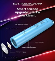 Mini lampe torche LED rechargeable USB Type-C 6812, ultra-fine, portable, pour le camping et les activités de plein air