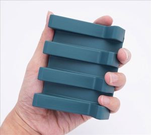 Customized Silicone Soap <b>Storage</b> Box with Drainage Mat Non-Slip Feature OEM ODM Soap Holder Washable <b>Bath</b> & Toilet Supply - Product Image 5