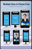 Terminal de contrôle d'accès et de pointage des heures avec reconnaissance faciale IP65, options carte IC, mot de passe, empreinte digitale, WiFi et 4G