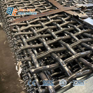 <span class=keywords><strong>Grillage</strong></span> <span class=keywords><strong>de</strong></span> protection à mailles fixes en acier au manganèse haute rigidité / anti-desserrage pour applications minières, carrières et métallurgie à charge lourde - Product Image 3