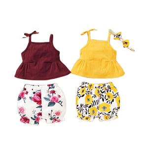 Ensembles de vêtements pour bébés filles de 0 à 3 mois, confortables et doux, sans manches, vêtements pour nouveau-nés - Product Image 1