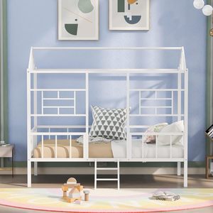 <span class=keywords><strong>Lit</strong></span> à plateforme taille unique chambre à coucher enfant moustiquaire <span class=keywords><strong>lit</strong></span> à baldaquin en métal <span class=keywords><strong>blanc</strong></span> design <span class=keywords><strong>fer</strong></span> <span class=keywords><strong>forgé</strong></span> chambre à coucher moderne rangement de meubles - Product Image 2