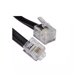 Usine en gros plaqué or RJ11 prise de câble téléphonique non blindé 4P4C cristal <span class=keywords><strong>RJ45</strong></span> connecteur cuivre Contacts PC réseau - Product Image 5