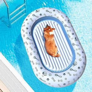 Inflatable Dog Pool PVC Pet Float Summer Water Toy for Dogs Outdoor Use - Product Image 3