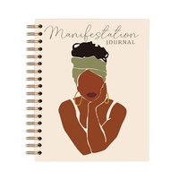 OUV – Journal de Motivation personnalisé à couverture rigide pour fille noire, Journal de remerciement quotidien, planificateur Inspire Noteboo