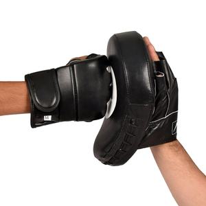 Kit d'entraînement Boxer noir cible à la main mitaine Focus Punch Pads MMA & Thai Kick Pad Sparring pour Taekwondo & Jiu-Jitsu - Product Image 4