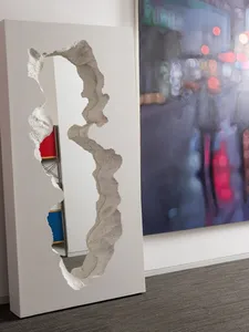 <span class=keywords><strong>Espejo</strong></span> de pie de cuerpo entero con efecto de erosión de <span class=keywords><strong>espejo</strong></span> <span class=keywords><strong>roto</strong></span>, estilo italiano, para decoración y vestidor - Product Image 2