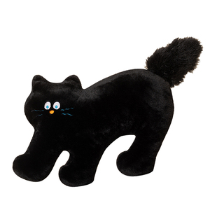 Peluche <span class=keywords><strong>de</strong></span> Gato Negro <span class=keywords><strong>Luffy</strong></span>, Juguete <span class=keywords><strong>de</strong></span> Peluche Suave, <span class=keywords><strong>Almohada</strong></span> <span class=keywords><strong>de</strong></span> Animal para Decoración del Hogar, Compañero para Dormir, Regalos para Niños - Product Image 2