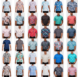 เสื้อโปโลแขนสั้นผู้ชายสำหรับกอล์ฟ ชุดยูนิฟอร์มบริษัท ปักโลโก้ตามสั่ง ทีมคลับ ระบายอากาศได้ดี ผ้าสแปนเด็กซ์ ไนลอน รับผลิตแบบ OEM - Product Image 6