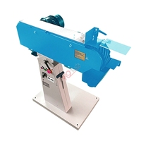 Ponceuse à bande électrique industrielle HYstrong Mini 150 mm de large à vitesse variable pour le polissage du bois HY150BS